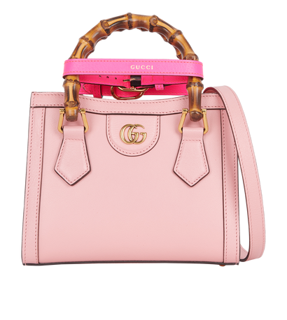 Mini Diana, &pound;1,800, Handbags, Pink, Leather, Front view